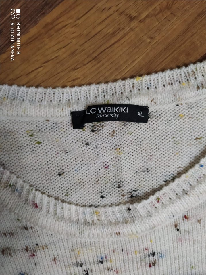 Bohem Tarzı Baykuş Desenli Örgü Kadın Kazak - Görsel 4