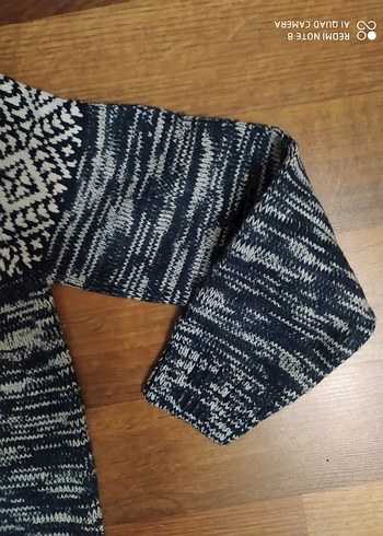 Gri Desenli Örgü Erkek Hırka - Görsel 4