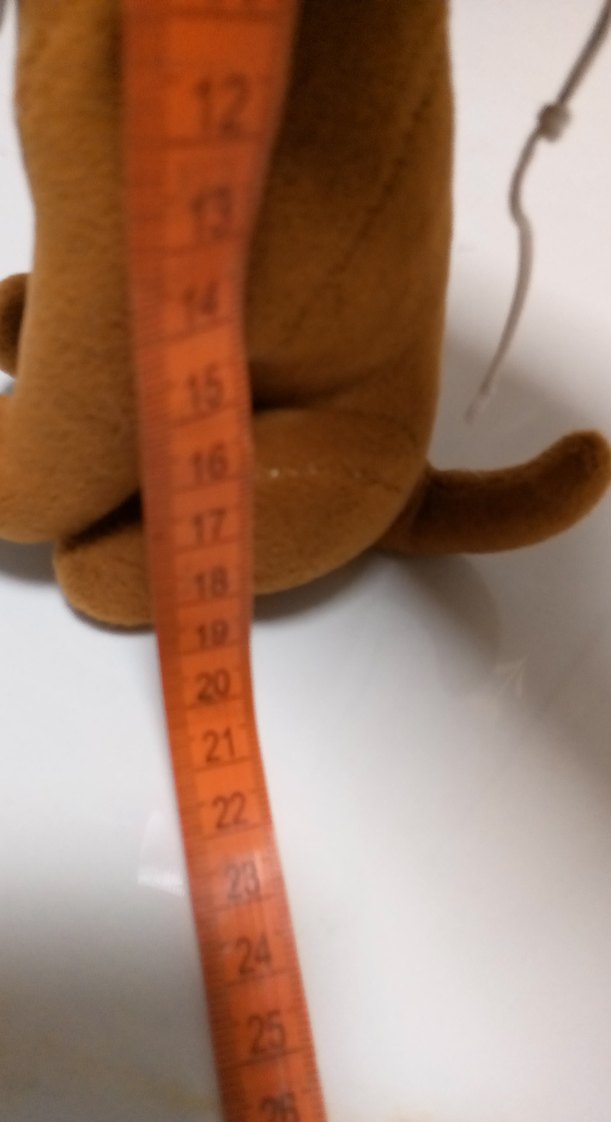 Kahverengi Fularlı Peluş Köpek Oyuncak - Görsel 3