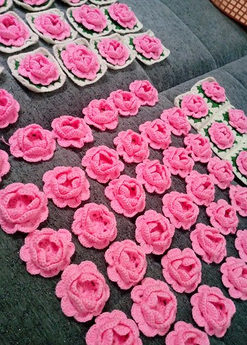 Çiçek Desenli Bohem Kadın Hırka - Görsel 14