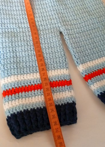 Erkek Bebek Örgü Takım Uzun Kollu - Görsel 7