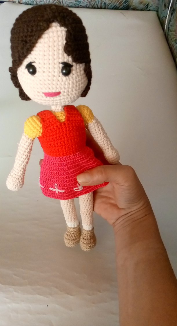 Örgü Amigurumi Heidi Bebek - Görsel 4