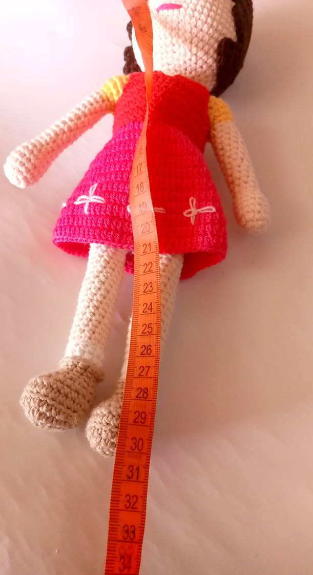 Örgü Amigurumi Heidi Bebek - Görsel 5