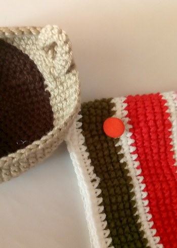 Renkli Örgü Kalemlik - Görsel 2