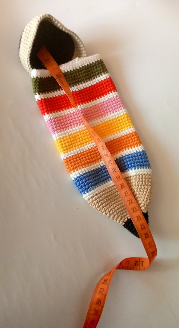 Renkli Örgü Kalemlik - Görsel 3