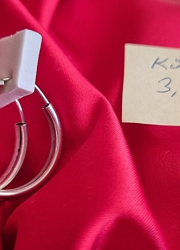 Tasarımcı GÜMÜŞ HALKA KÜPE 925 AYAR