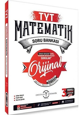 Orijinal Tyt Matematik Soru Bankası 2024-2025 