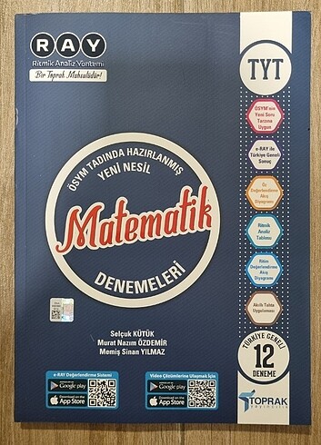 Toprak Tyt Matematik Denemeleri 2024 Baskı