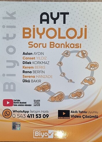 Biyotik Ayt Biyoloji Soru Bankası 