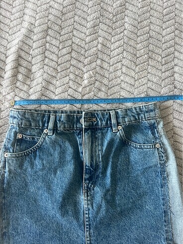 s Beden mavi Renk Mango Jean Etek
