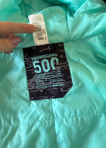 Fermuarlı Siyah Kadın Kayak Ve Snowboard Takımı - Görsel 3