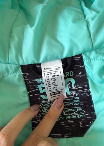 Fermuarlı Siyah Kadın Kayak Ve Snowboard Takımı - Görsel 4