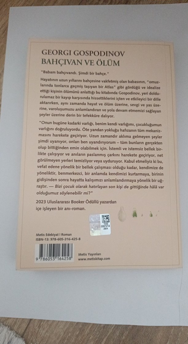 Bahçıvan ve Ölüm - Georgi Gospodinov - Görsel 2