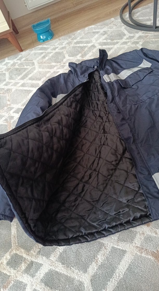 Erkek  Fermuarlı lacivert Mont - Görsel 2