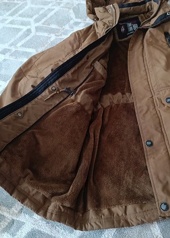 Kemerli Kahverengi Erkek  Mont - Görsel 4