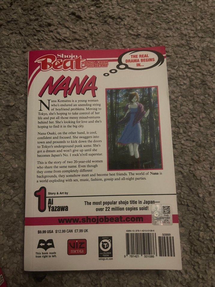 NANA Cilt 1 İngilizce - Görsel 2