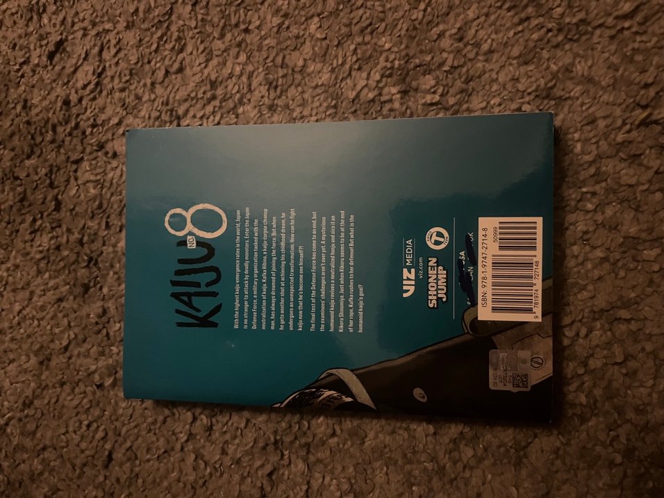 Kaiju No. 8 manga 1,2 ingilizce - Görsel 4