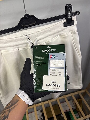 m Beden beyaz Renk Lacoste Beyaz Şort