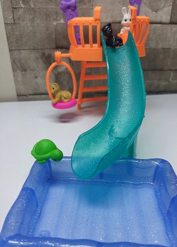 polly pocket hayvan oyuncak seti - Görsel 7