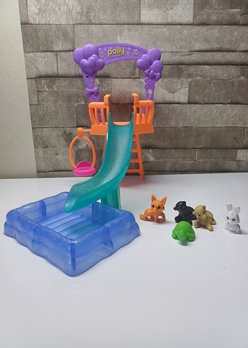 polly pocket hayvan oyuncak seti - Görsel 10