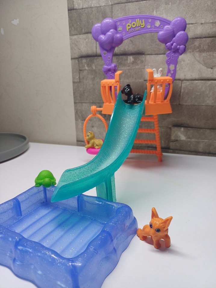 polly pocket hayvan oyuncak seti - Görsel 5