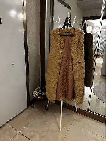 Ftz women peluş kürk yelek
