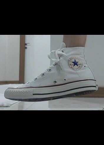 37,5 Beden beyaz Renk Converse kadın ayakkabı