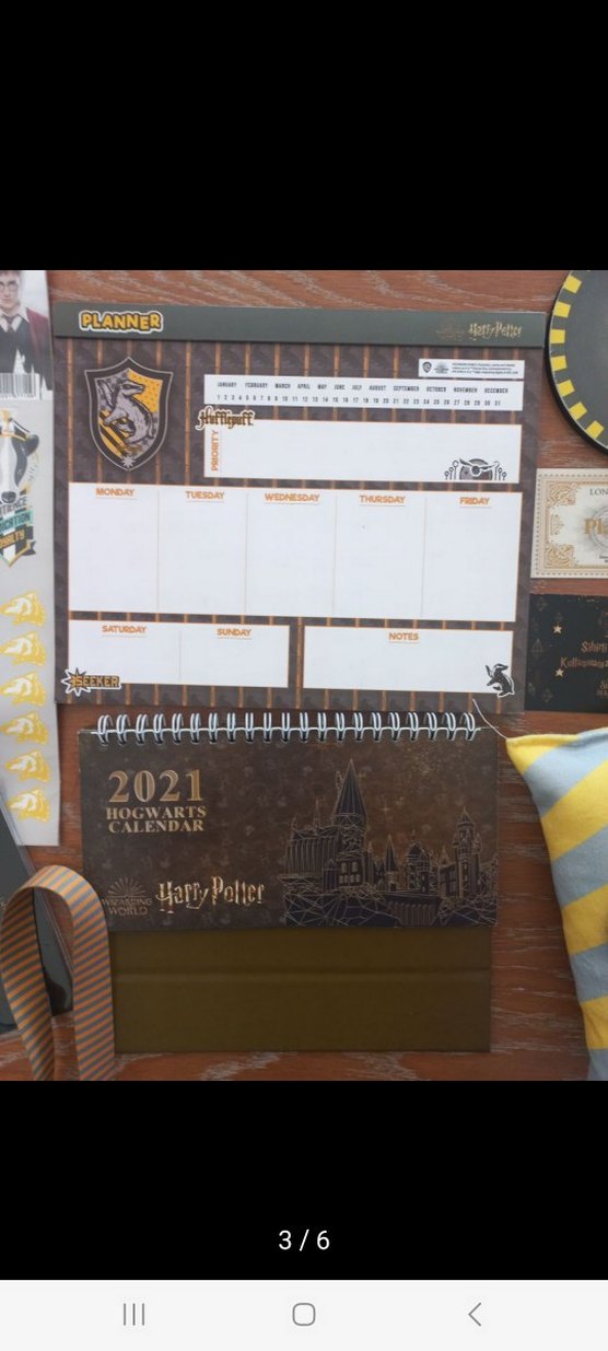 Harry Potter 2021 Altın Renkli Planlayıcı Seti - Görsel 3