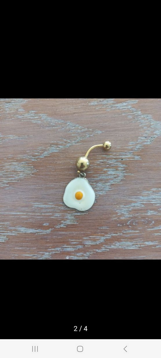 CERRAHİ ÇELİK GÖBEK PİERCİNG - Görsel 2