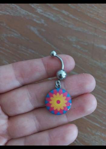 CERRAHİ ÇELİK GÖBEK PİERCİNG - Görsel 2