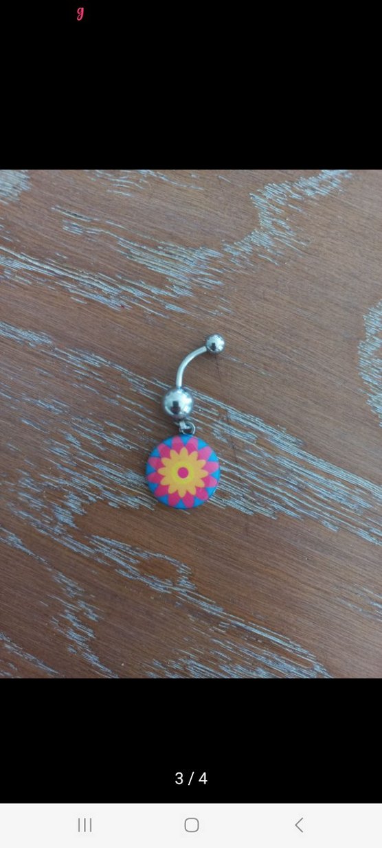 CERRAHİ ÇELİK GÖBEK PİERCİNG - Görsel 3