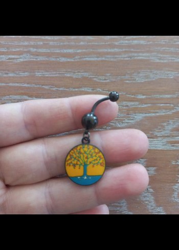 CERRAHİ ÇELİK GÖBEK PİERCİNG - Görsel 2