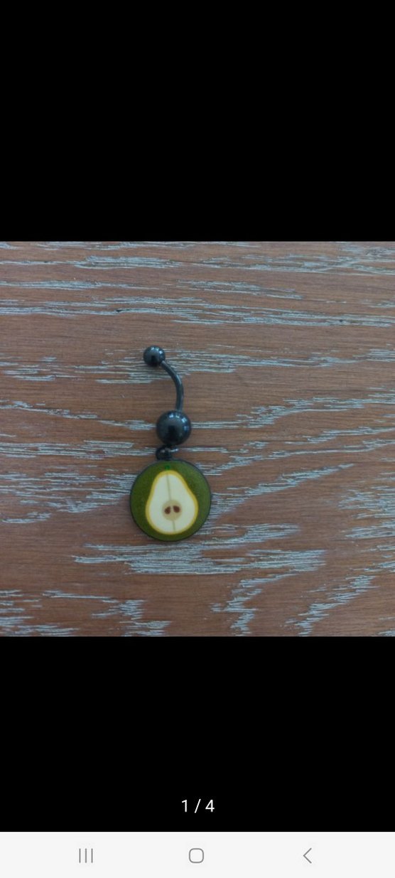 CERRAHİ ÇELİK GÖBEK PİERCİNG - Görsel 3