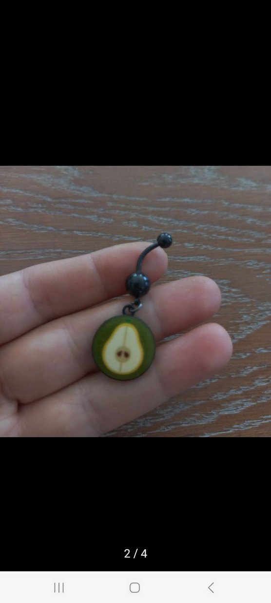 CERRAHİ ÇELİK GÖBEK PİERCİNG - Görsel 2