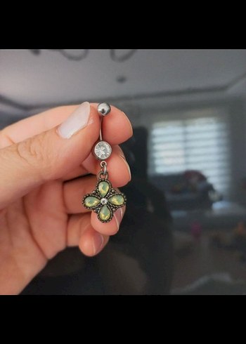 CERRAHİ ÇELİK GÖBEK PİERCİNG - Görsel 2