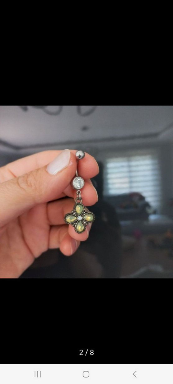 CERRAHİ ÇELİK GÖBEK PİERCİNG - Görsel 3