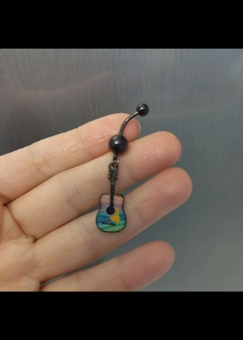 CERRAHİ ÇELİK GÖBEK PİERCİNG - Görsel 2