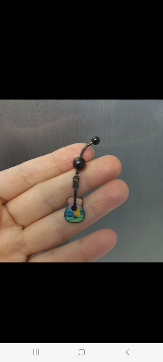 CERRAHİ ÇELİK GÖBEK PİERCİNG - Görsel 2