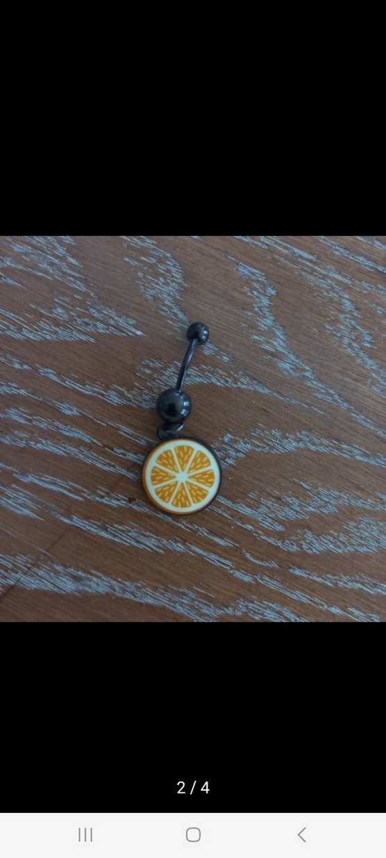 CERRAHİ ÇELİK GÖBEK PİERCİNG - Görsel 3