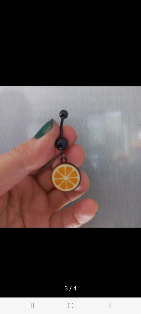 CERRAHİ ÇELİK GÖBEK PİERCİNG - Görsel 2