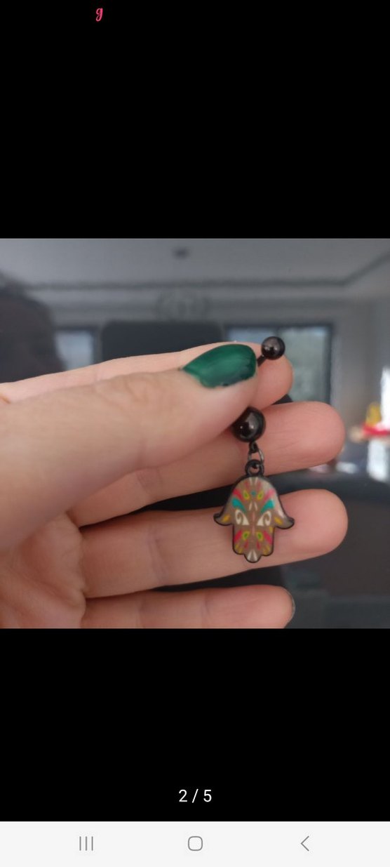 CERRAHİ ÇELİK GÖBEK PİERCİNG - Görsel 2