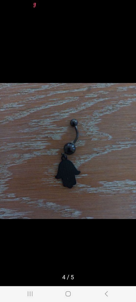 CERRAHİ ÇELİK GÖBEK PİERCİNG - Görsel 4