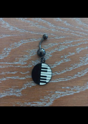 CERRAHİ ÇELİK GÖBEK PİERCİNG - Görsel 2