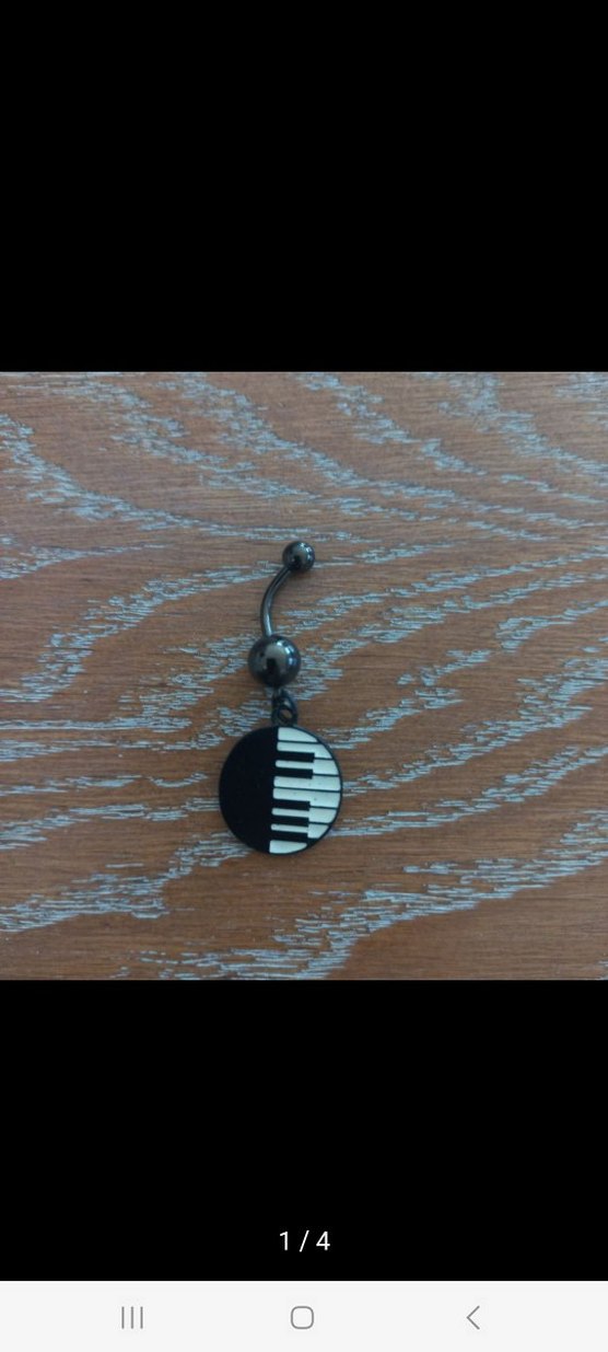 CERRAHİ ÇELİK GÖBEK PİERCİNG - Görsel 3