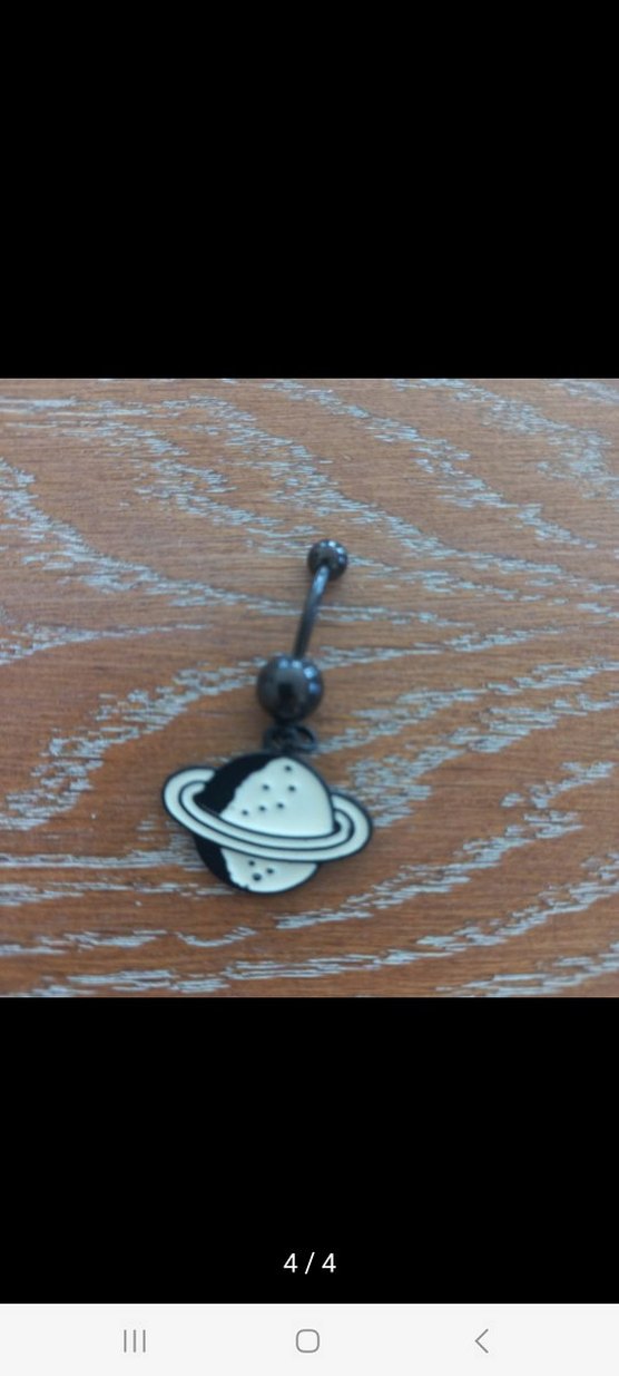 CERRAHİ ÇELİK GÖBEK PİERCİNG - Görsel 2