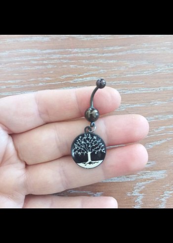 CERRAHİ ÇELİK GÖBEK PİERCİNG - Görsel 3