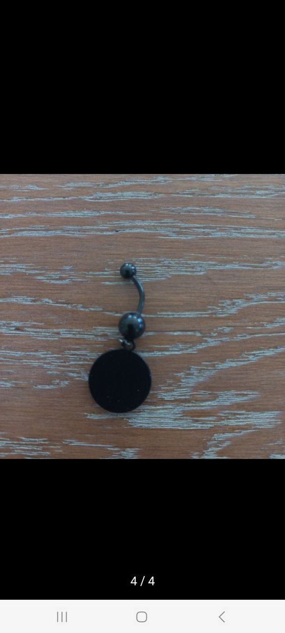 CERRAHİ ÇELİK GÖBEK PİERCİNG - Görsel 2