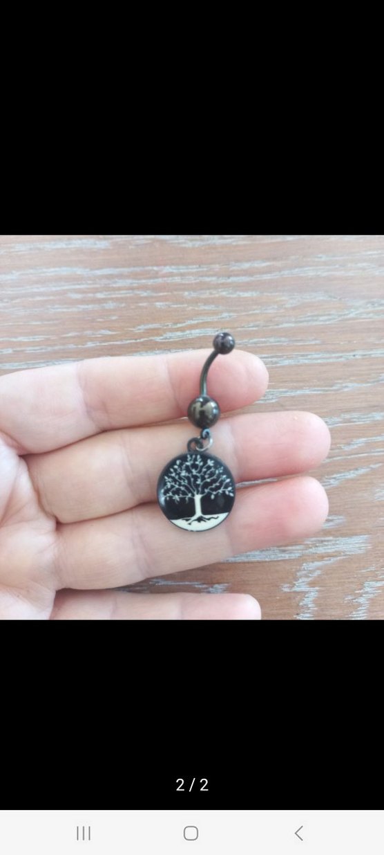 CERRAHİ ÇELİK GÖBEK PİERCİNG - Görsel 3