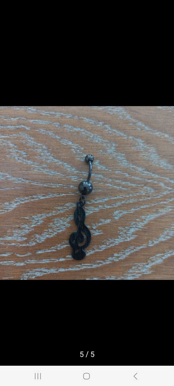 CERRAHİ ÇELİK GÖBEK PİERCİNG - Görsel 4