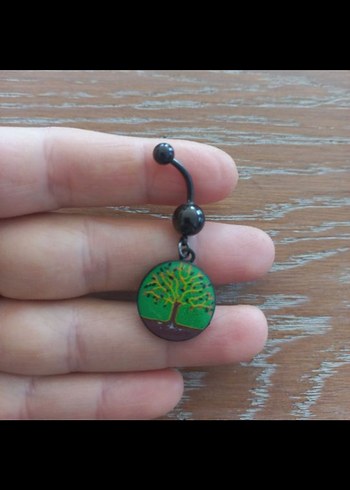 CERRAHİ ÇELİK GÖBEK PİERCİNG - Görsel 2